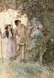 Illustration zu Shakespeares Wie es euch gefällt