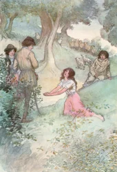 Illustration zu Shakespeares Wie es euch gefällt