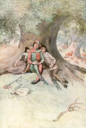 Illustration zu Shakespeares Wie es euch gefällt