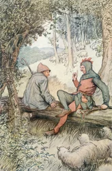 Illustration zu Shakespeares Wie es euch gefällt