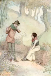 Illustration zu Shakespeares Wie es euch gefällt