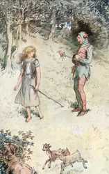 Illustration zu Shakespeares Wie es euch gefällt