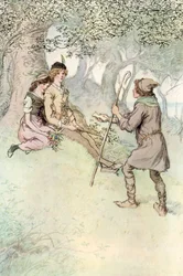 Illustration zu Shakespeares Wie es euch gefällt