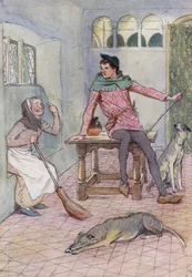 Illustration für Die lustigen Weiber von Windsor