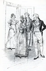 Der Ball im Gasthaus zur Krone (Illustration)