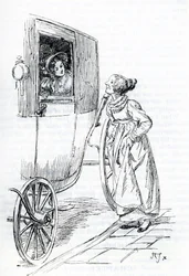 "Miss Bates und Emma" (Illustration)