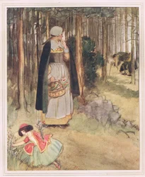 Sie sah den alten Arzt auf der Suche nach Wurzeln und Kräutern