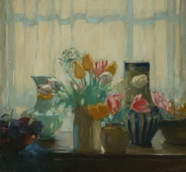 Blumen im Fenster