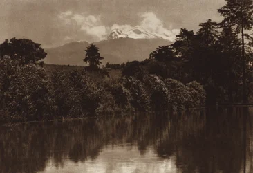 Mexiko: Iztaccihuatl, gesehen von Miraflores