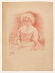 Sitzendes Mädchen
