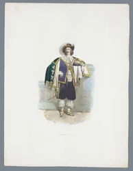 Mann in historischem Kostüm