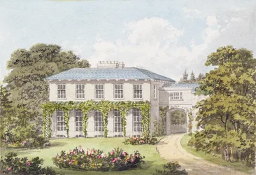 Entwurf für die Südfront eines Hauses am Clapham Common für William Holme