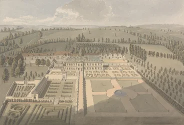Sarsden House und Gärten, Oxfordshire: Vogelperspektive