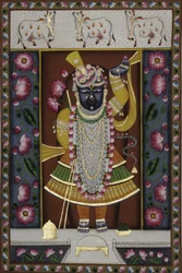 Herr Shrinathji geschmückt