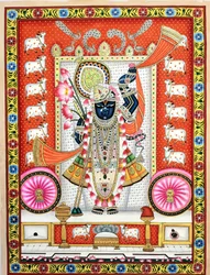 Lebendiger indischer Shrinathji