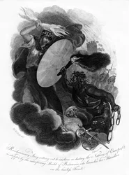 Revolutionäre Wut und Britannia, 1814