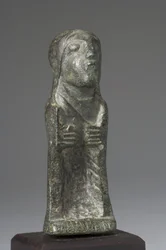Vermummte Figur (Bronze)