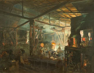 Frankreich, Die Gießerei, um 1864