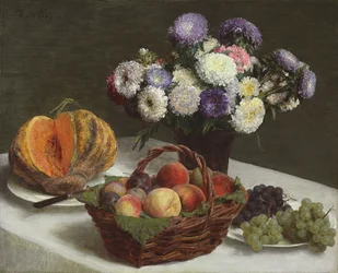 Blumen und Früchte, 1865