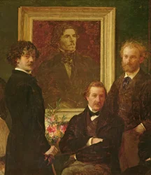 Hommage an Delacroix, 1864 (Detail)