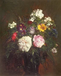 Rosen und Phlox, 1862