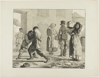 Szenen aus dem russischen Volksleben