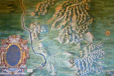 Karte von Avignon und dem Comtat Venaissin