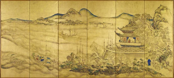 Landschaft mit Turm, ca. 1750