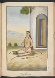 Agastya, ein Weiser, Berater von Rama