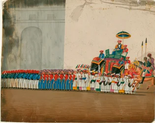 Indische Kunst: Der Sultan auf seinem Elefanten