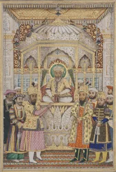 Bahadur Shah II im Darbar