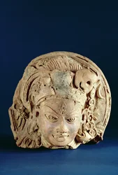 Kopf von Ardhanarisvara, Newal, Unnao
