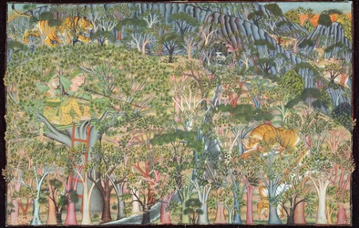 In. 70.9 Umed Singh und Zalim Singh schießen auf einen Tiger