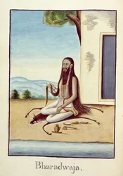Der Weise Bharadwaja, aus dem hinduistischen Epos 