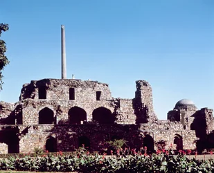 Ruinen der Zitadelle Kotla Firuz Shah, gegründet von Firuz Shah Tughluq (1351-88)