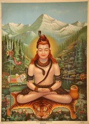 Shiva meditiert