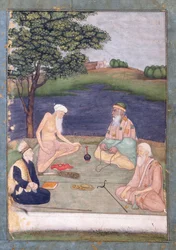 Sufis besuchen ihren Pir