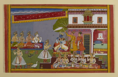 Viṣṇu weigert sich, gegen Rāvaṇa zu kämpfen, ermutigt aber die Götter, ihn zu bekämpfen