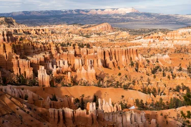 Hoodoos - durch Erosion entstandene Türme - im Bryce Canyon Nationalpark in Utah, 2019