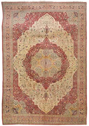 Haji Jalili Tabriz Teppich, ca. 1890