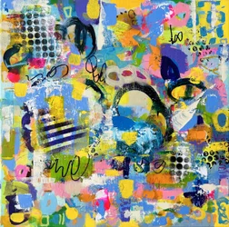 Lebendige abstrakte Expression