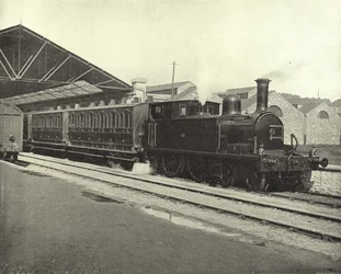 Personenzug, unterwegs, Dublin