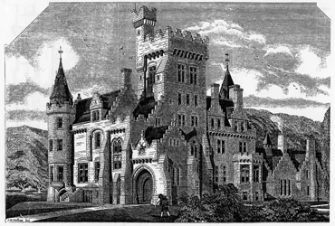 Humewood Castle, Co. Wicklow, Illustration aus 