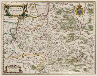 Karte von Westrussland Aus: Partes Septentrionalis et Orientalis, 1664