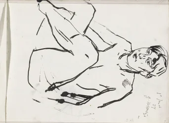 Sitzender weiblicher Akt
