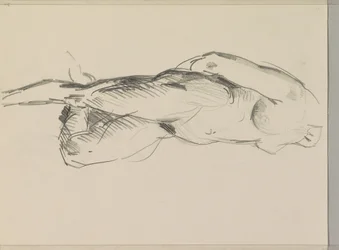 Stehender weiblicher Akt