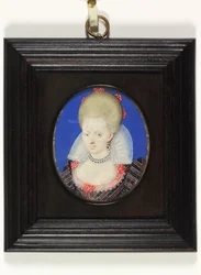 Frances Howard, Herzogin von Lennox und Richmond (Aquarell auf Pergament)