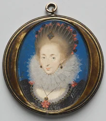 Porträt von Lucy Russell, Gräfin von Bedford, geb. Harrington, 1612