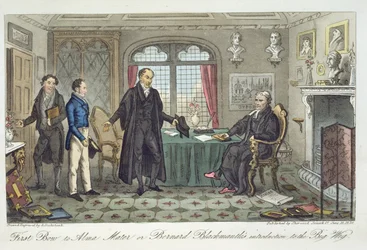 Erster Bogen vor Alma Mater, oder Bernard Blackmantles Einführung in die Big Wig, aus 