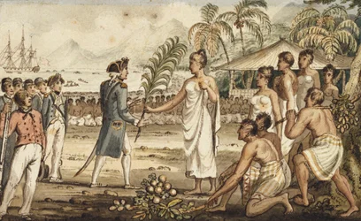 Oatehite, aus den Reisen von Captain Cook